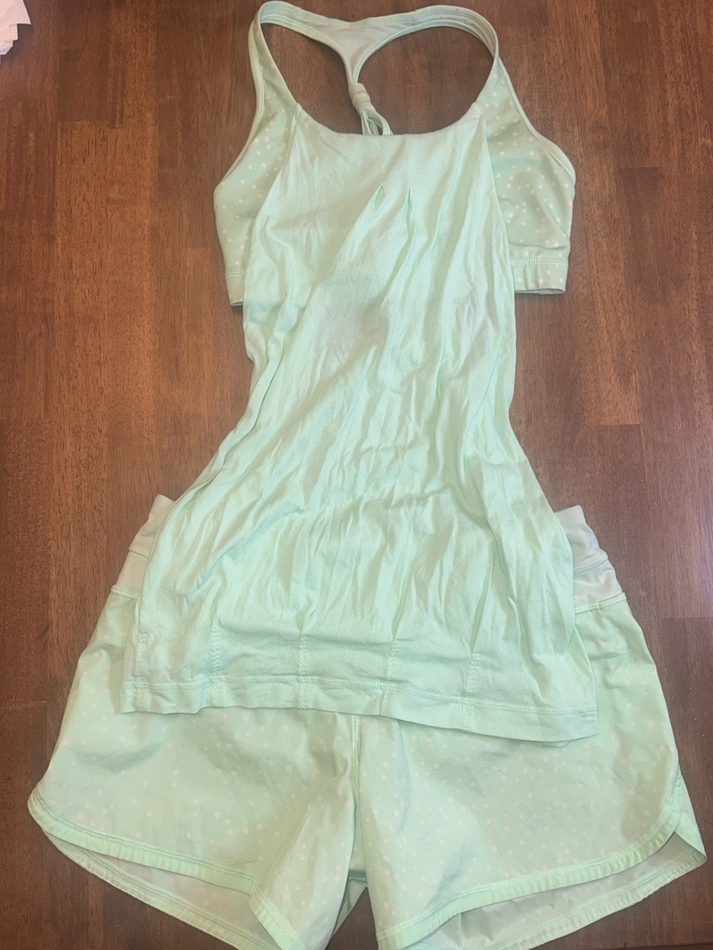 Vintage Lululemon Fresh Teal / Petit Dot Fresh Teal set